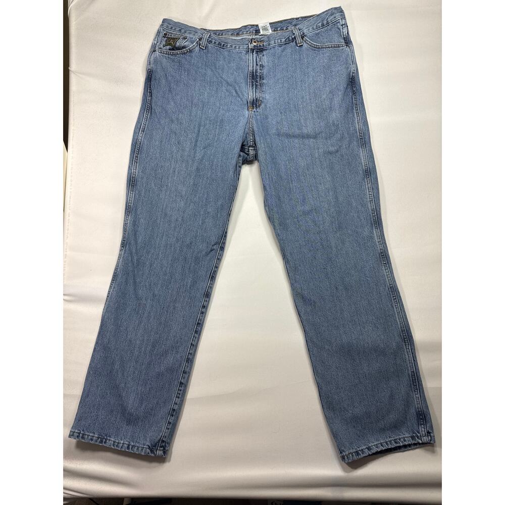 Cinch Men's Straight Jeans in Light Blue Denim